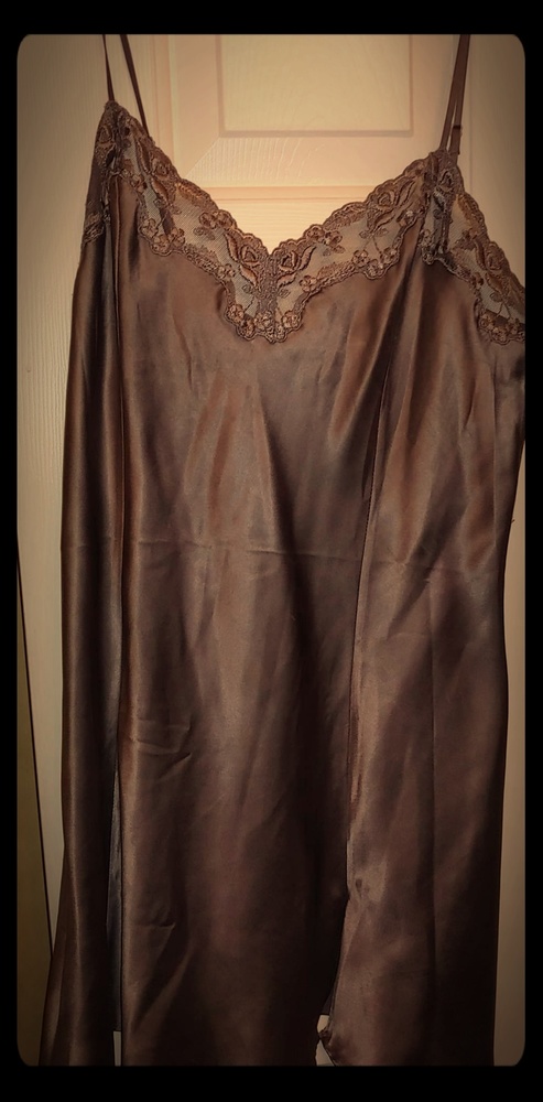 Victoria's Secret dark gray/silver nightie. Size M
